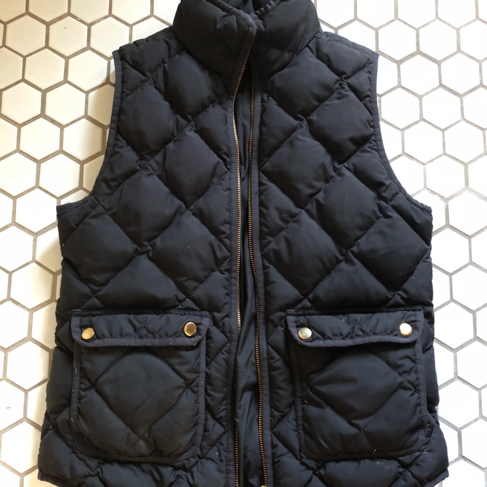 J.Crew excursion vest, black, XS.